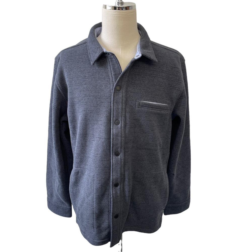 Prana Gray Lightweight Shirt Jacket
